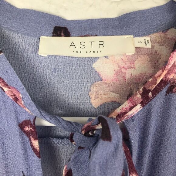 Astr The Label Periwinkle/Pink Floral Kate Dress - Picture 13 of 15